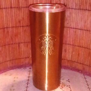 Starbucks Metallic Gold Tumbler 20oz.